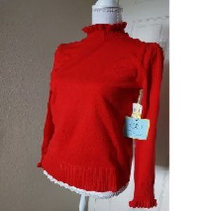 CeCe Red Sweater Size M